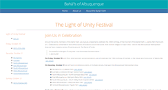 Desktop Screenshot of abqbahai.org
